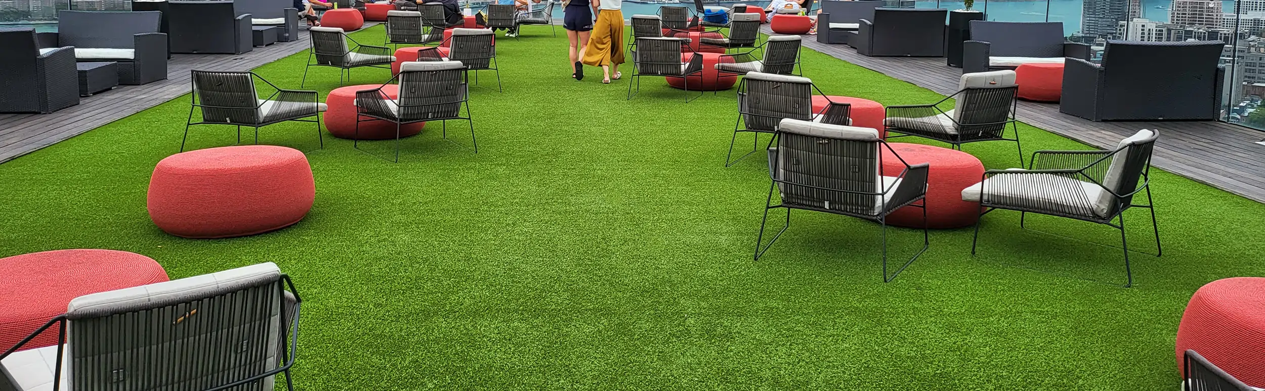 Commercial Artificial Turf Installation in Humble, TX